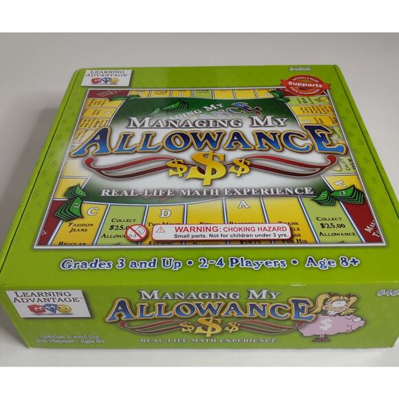 Managing My Allowance: Real Life Math Board Game 2016 Open bx STEM Financial Lit - Picture 1 of 4